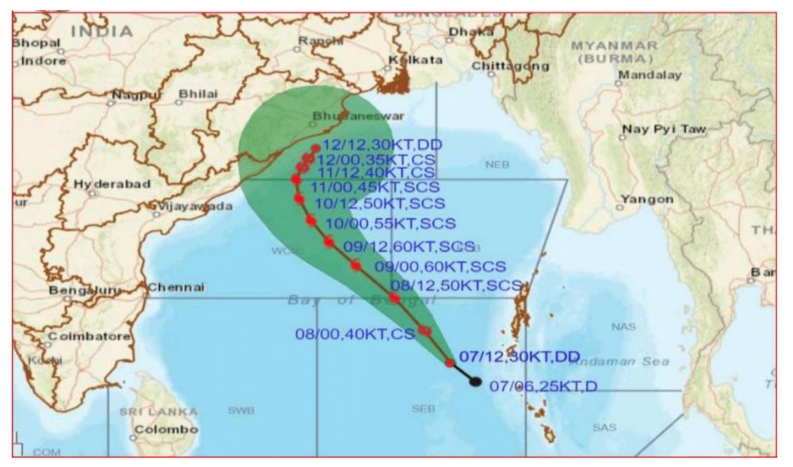 Asani Cyclone News