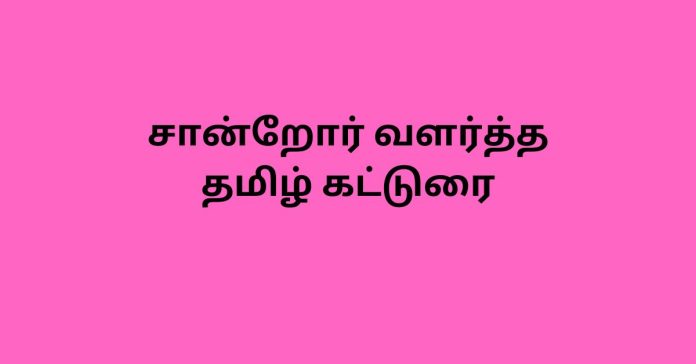 Tamil Essay About Tamil  சிறுவர் கட்டுரை