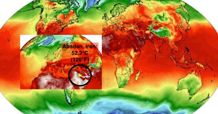 World Highest Temperature  உலக காலநிலை செய்திகள்